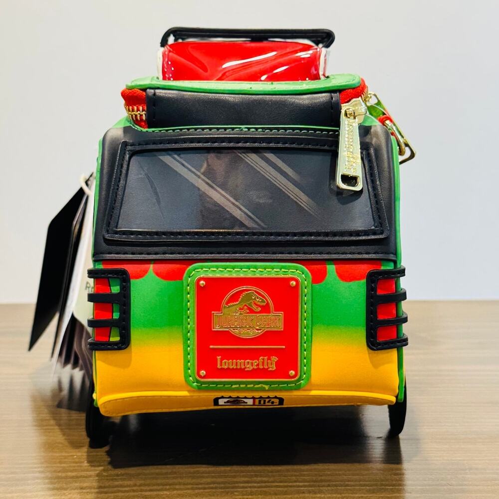 Loungefly Universal Jurassic Park Safari Tour Vehicle Light Up Figural Crossbody - Picture 7 of 8